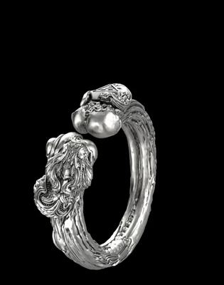 Ancient Serpent Bone Ring