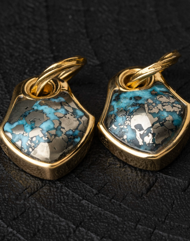 Turquoise Serpent Scale Talisman
