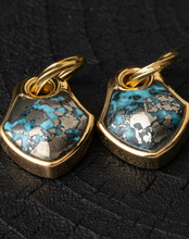 Load image into Gallery viewer, Turquoise Serpent Scale Talisman