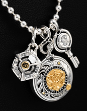 Load image into Gallery viewer, Celestial Heart Stone Pendant