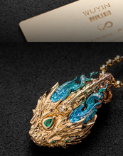 Load image into Gallery viewer, Blooming Scale Serpent Pendant