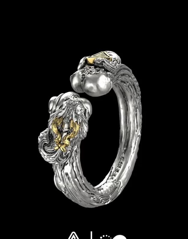Ancient Serpent Bone Ring