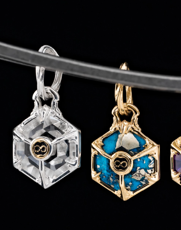 Celestial Heart Stone Pendant