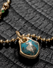 Load image into Gallery viewer, Turquoise Serpent Scale Talisman